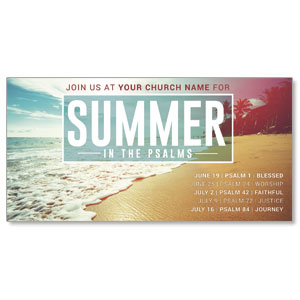 Summer in the Psalms 11" x 5.5" Oversized Postcards