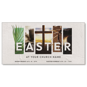 Easter Season Images 11" x 5.5" Oversized Postcards