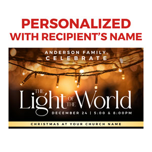 Celebrate Light of the World Personalized IC