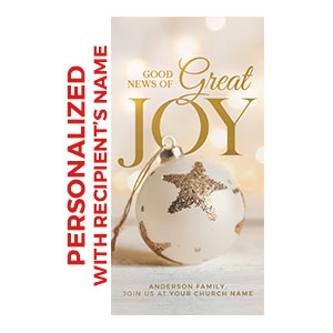 Great Joy Ornament Personalized OP