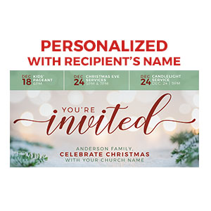 You're Invited Snow Personalized OP