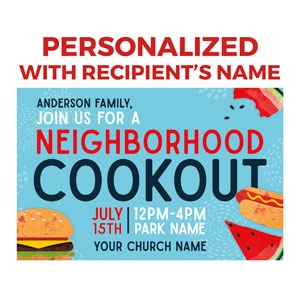 Neighborhood Cookout Personalized IC