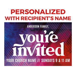You're Invited Colors Personalized IC