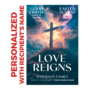 Love Reigns Cross Personalized IC