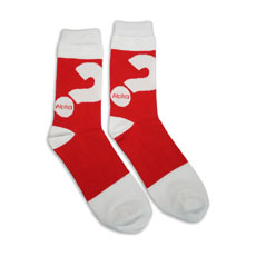 Alpha Logo Socks Red 
