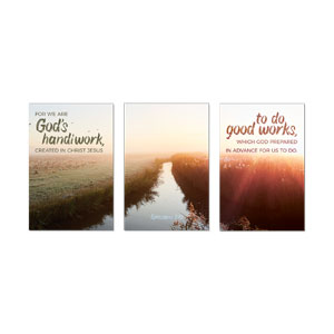 Sunrise Stream Eph 2:10 23" x 34.5" Rigid Wall Art