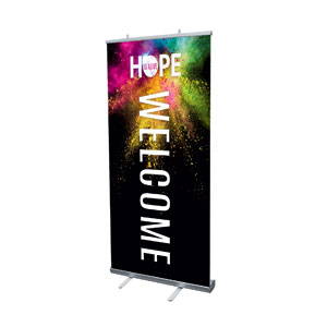 Hope Is Alive Powder 4' x 6'7" Vinyl Banner