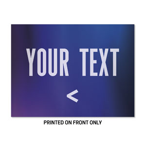 Aurora Lights Your Text Here 23" x 17.25" Rigid Sign