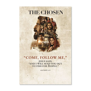 The Chosen Sermon Series Follow Me 23" x 34.5" Rigid Sign