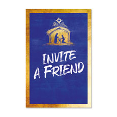 Joy to the World Nativity Invite A Friend 