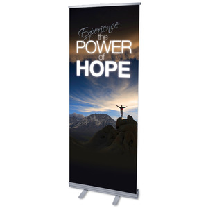 Power of Hope 2'7" x 6'7"  Vinyl Banner