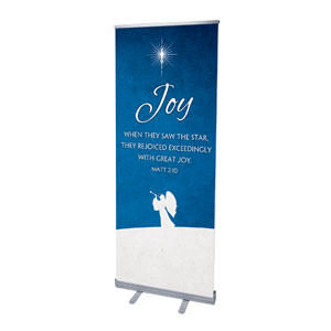 Advent Joy 2'7" x 6'7"  Vinyl Banner