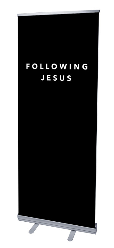 Banners, Back To Church Sunday, Following Jesus, 2'7 x 6'7