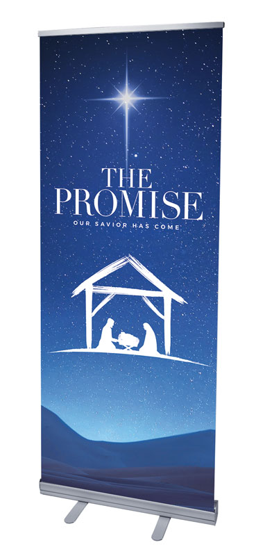 Banners, Christmas, The Promise Manger, 2'7 x 6'7