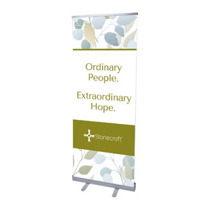 Ordinary People, Extraordinary Hope 2'7" x 6'7"  Vinyl Banner