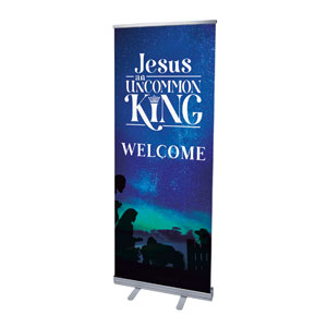 Jesus Uncommon King 2'7" x 6'7"  Vinyl Banner