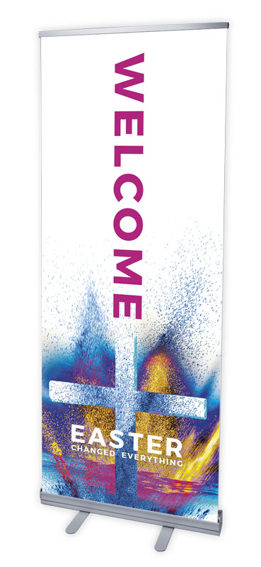 Banners, Easter, Easter Changed Everything, 2'7 x 6'7