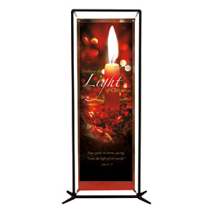 Discover Christmas Light 2' x 6' Banner
