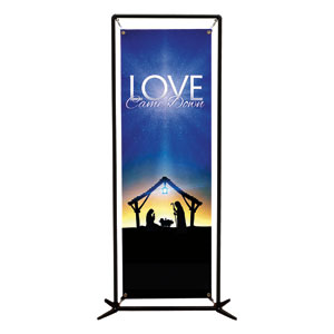 Love Came Down 2' x 6' Banner