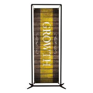 Rustic Charm Growth 2' x 6' Banner