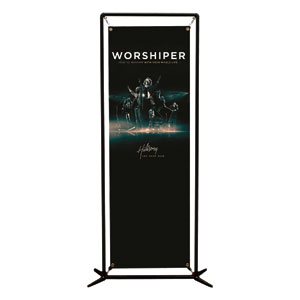 Worshiper 2' x 6' Banner