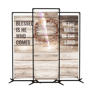 Blessed Is He 2' x 6' Banner