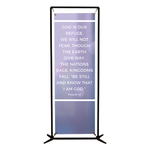 Shimmer Psalm 46 2' x 6' Banner