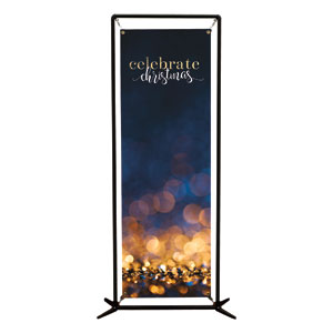 Glitter Sparkle Christmas 2' x 6' Banner
