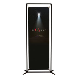 Oh Holy Night 2' x 6' Banner