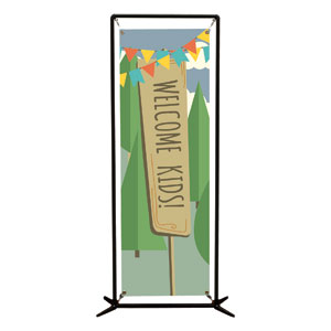 Woodland Friends Welcome 2' x 6' Banner