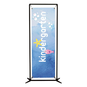 Ocean Buddies Kindergarten 2' x 6' Banner