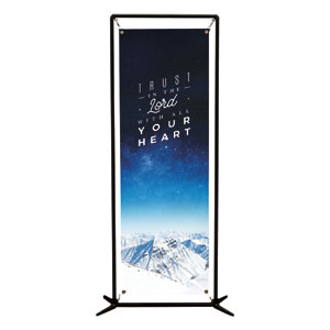 Mountains Trust 2' x 6' Banner