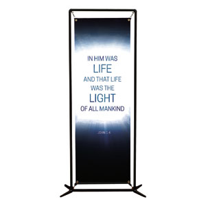 Easter Tomb Light of Mankind 2' x 6' Banner