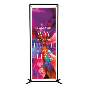Easter Color Smoke Scripture 2' x 6' Banner
