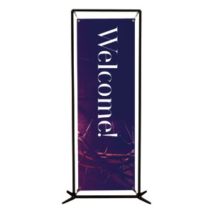 Hope Came to Life Welcome 2' x 6' Banner
