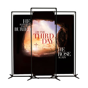 Third Day Triptych 2' x 6' Banner