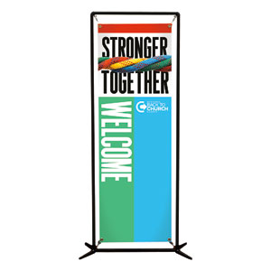 BTCS Stronger Together Welcome 2' x 6' Banner
