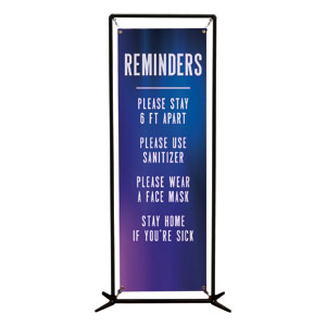 Aurora Lights Reminders 2' x 6' Banner