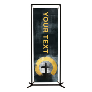 Hope Is Alive Gold Your Text 2' x 6' Banner