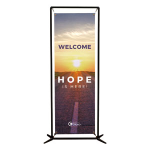 BTCS Hope Is Here Welcome 2' x 6' Banner