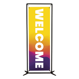Abstract Summer Events 2' x 6' Banner