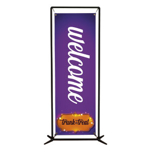 Trunk Or Treat Purple 2' x 6' Banner