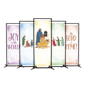 Kidmin Nativity Set 2' x 6' Banner