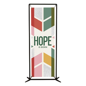 Snowflake Advent Hope 2' x 6' Banner