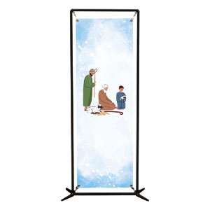 Kidmin Nativity Shepherd 2' x 6' Banner