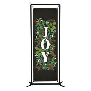 Holly and Ivy Joy 2' x 6' Banner