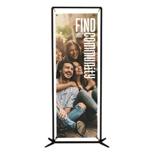 Community People Friends 2' x 6' Banner