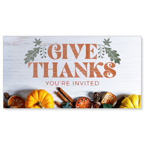 Give Thanks Seat For You Social Media Ad Packages