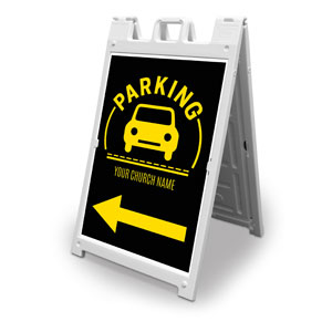 Parking Yellow 2' x 3' Street Sign Banners
