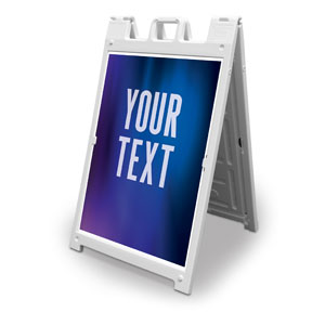 Aurora Lights Your Text Here 2' x 3' Street Sign Banners